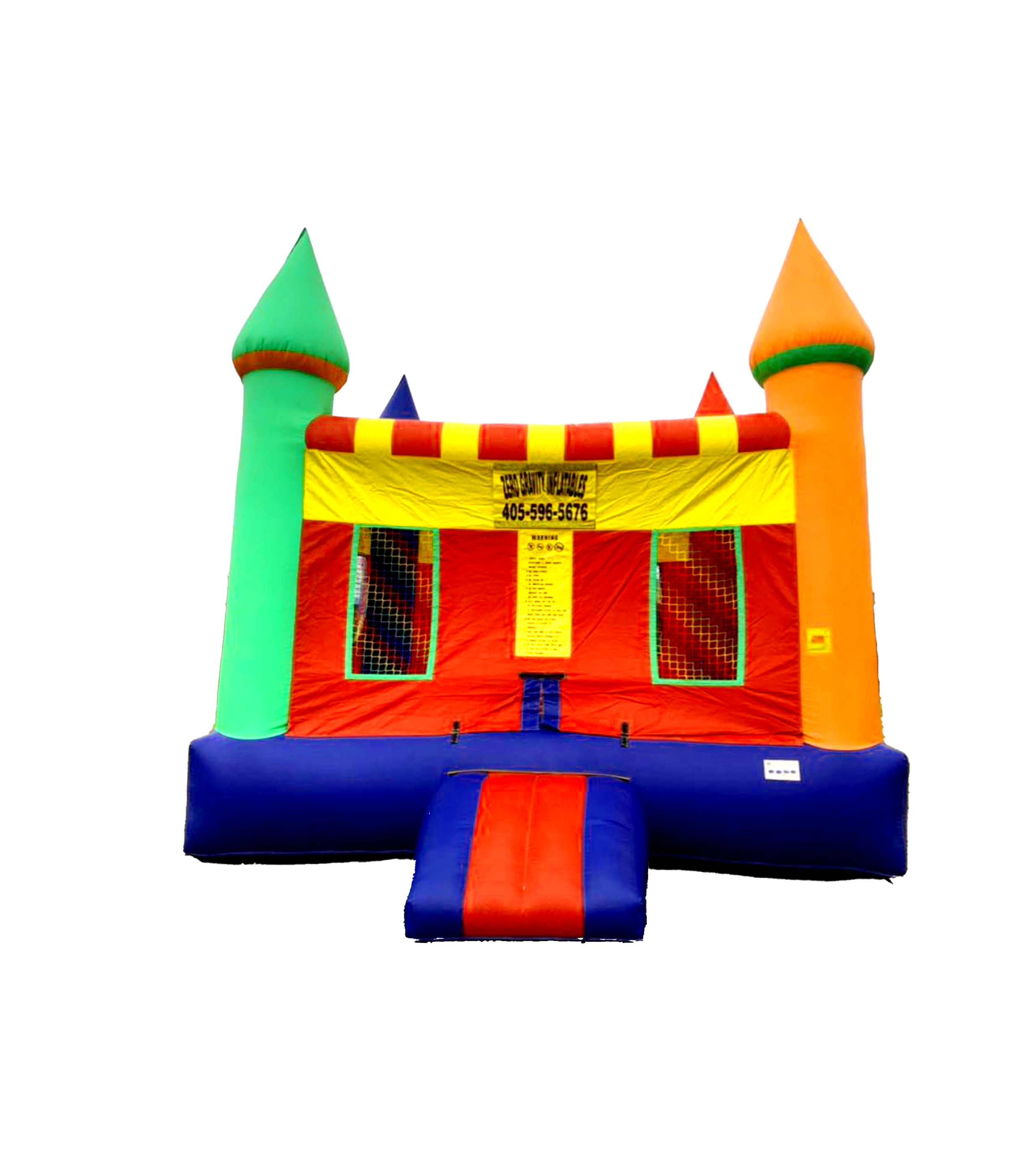Bouncehouse Rental: Multicolored Castle